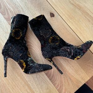 Badgley Mischka sock booties